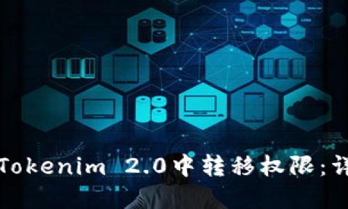如何在Tokenim 2.0中转移权限：详细教程