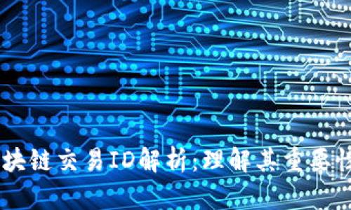币圈区块链交易ID解析：理解其重要性与应用